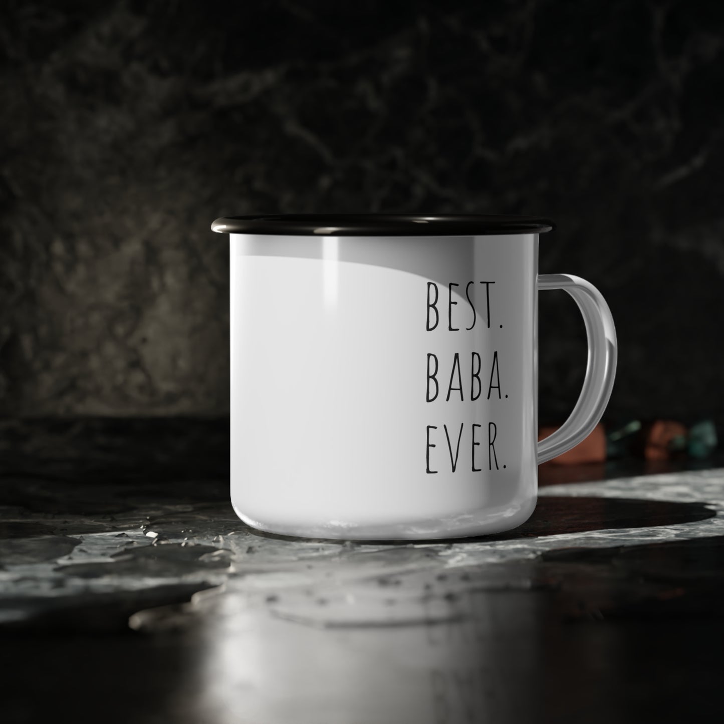 Father's Day Personalized Enamel Cup