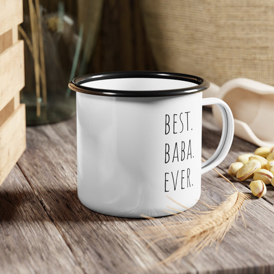 Father's Day Personalized Enamel Cup