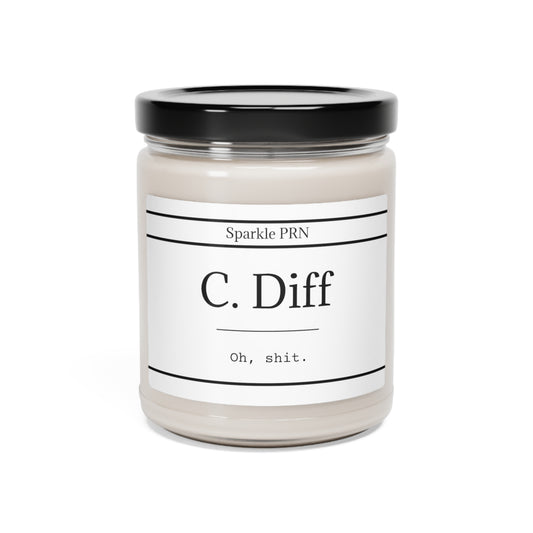 C. Diff Scented Soy Candle, 9oz