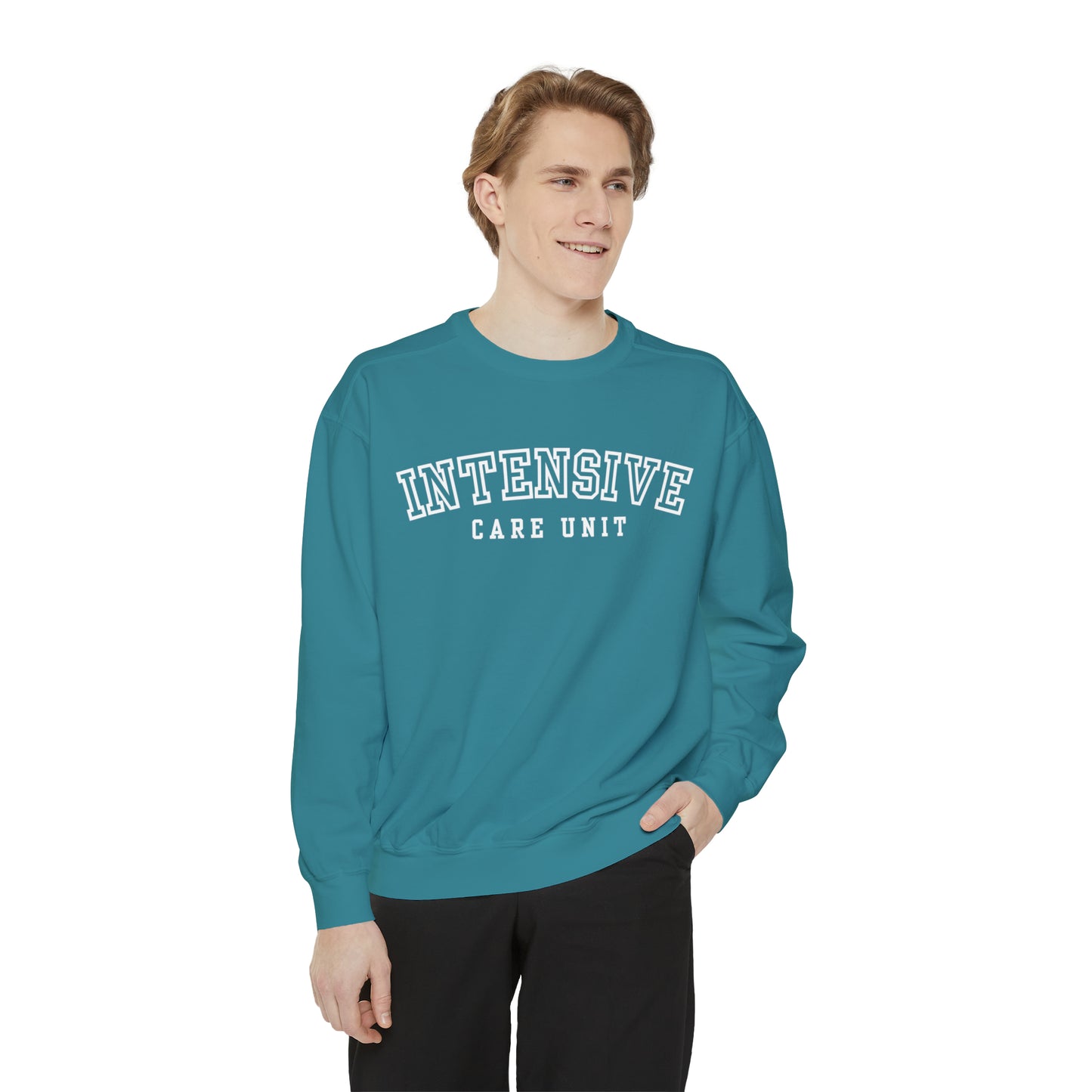 Intensive Care Unit Comfort Colors Crewneck Sweatshirt