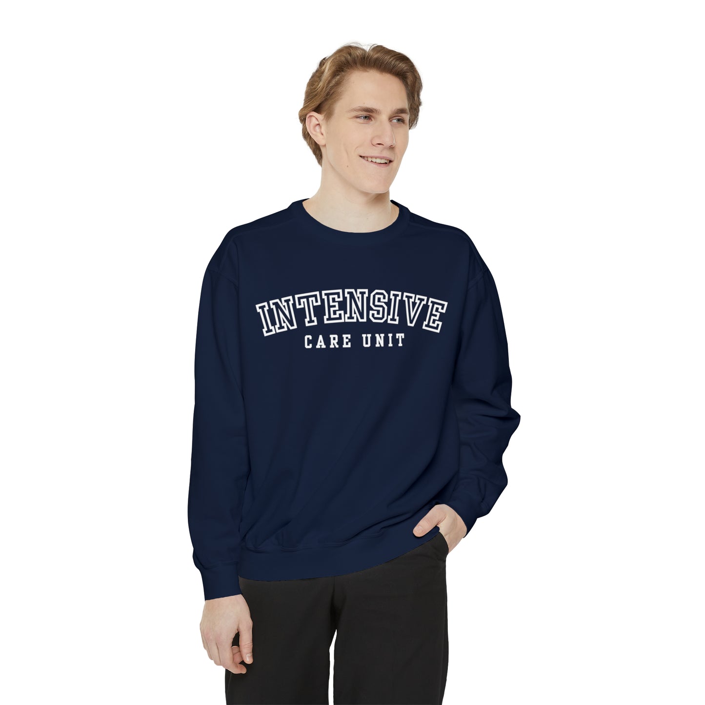 Intensive Care Unit Comfort Colors Crewneck Sweatshirt