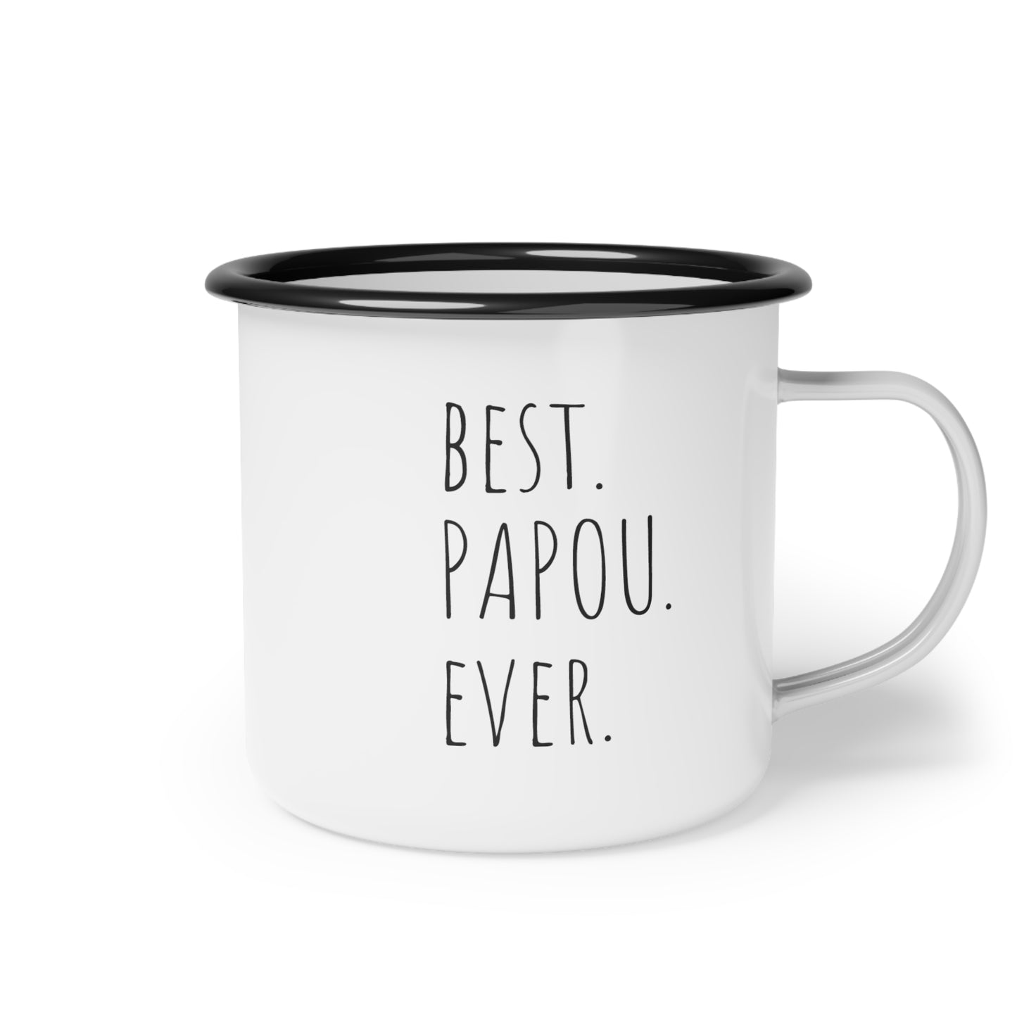 Father's Day Personalized Enamel Cup - Papou