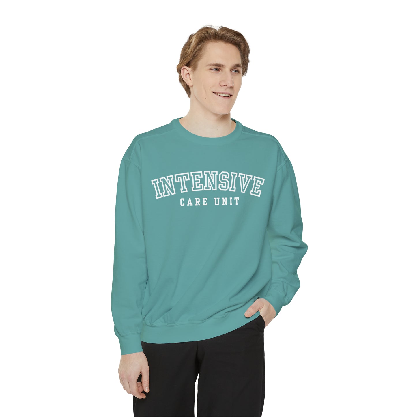 Intensive Care Unit Comfort Colors Crewneck Sweatshirt