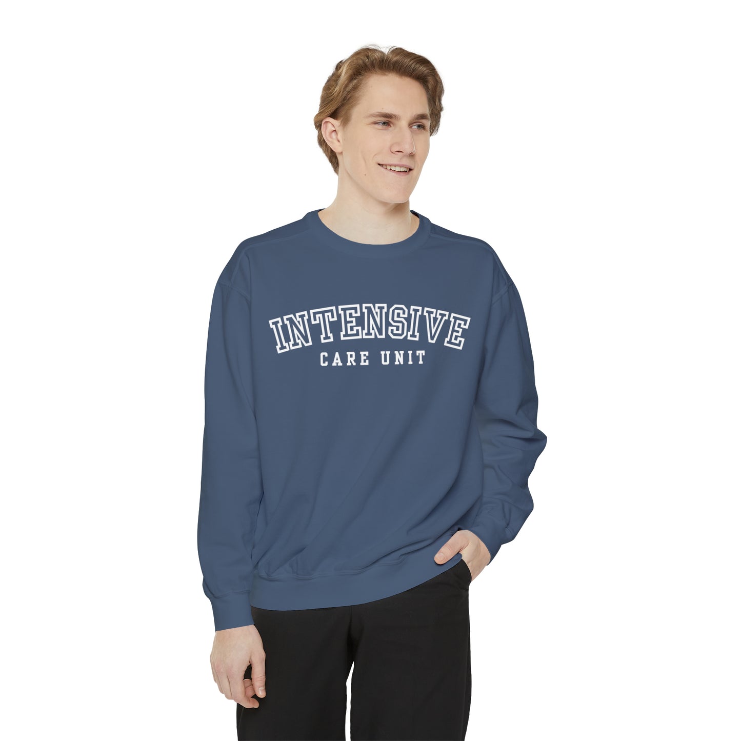 Intensive Care Unit Comfort Colors Crewneck Sweatshirt