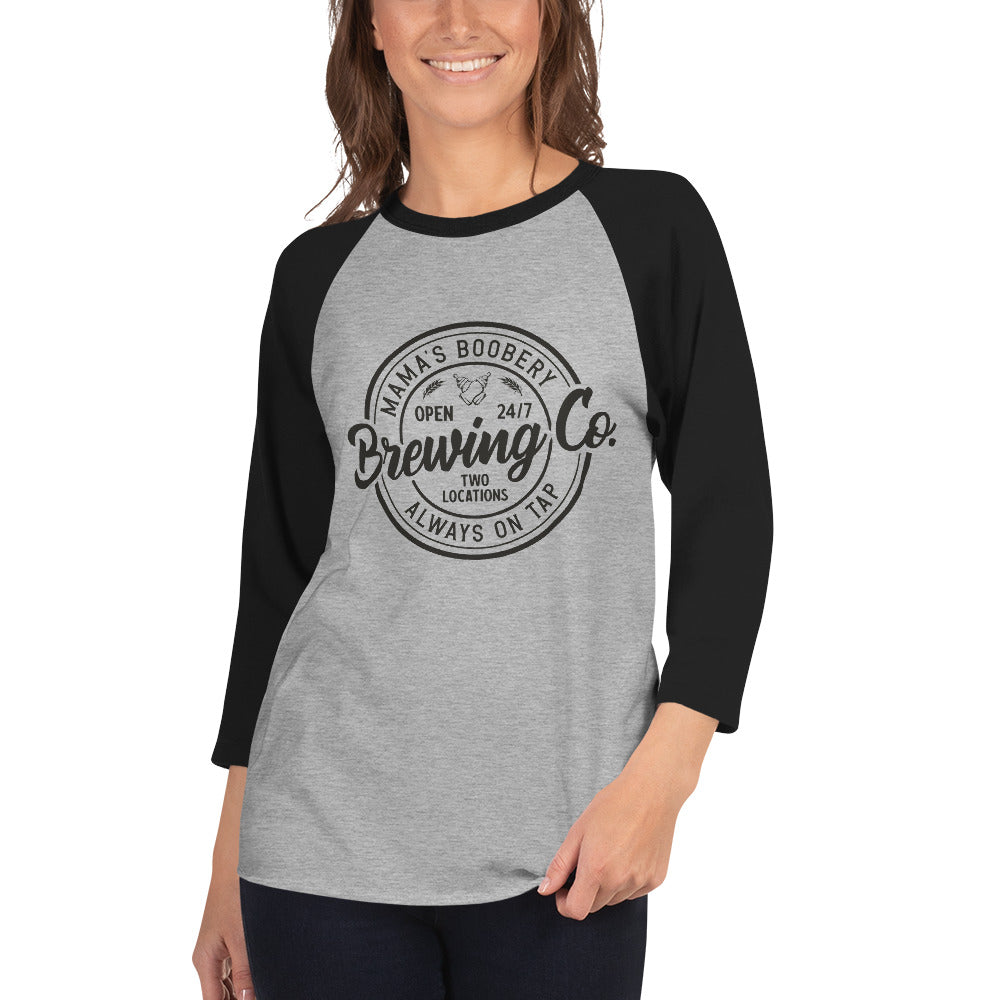 Mama's Boobery 3/4 sleeve Raglan