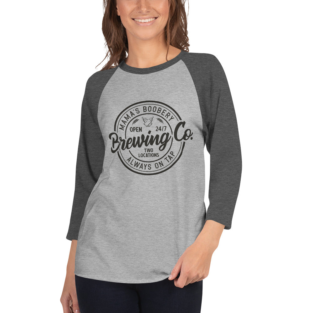 Mama's Boobery 3/4 sleeve Raglan