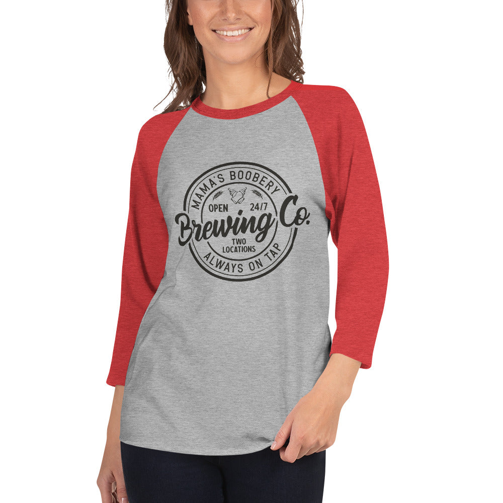 Mama's Boobery 3/4 sleeve Raglan