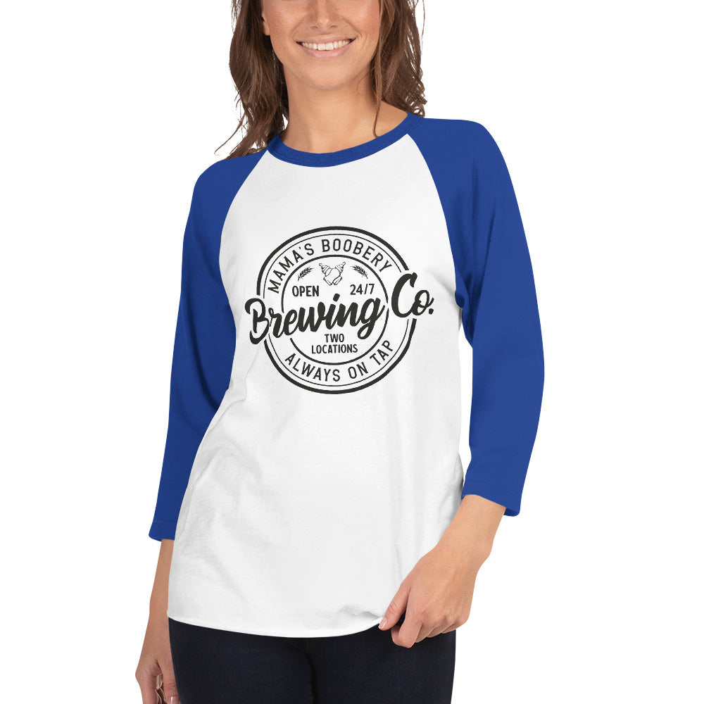 Mama's Boobery 3/4 sleeve Raglan