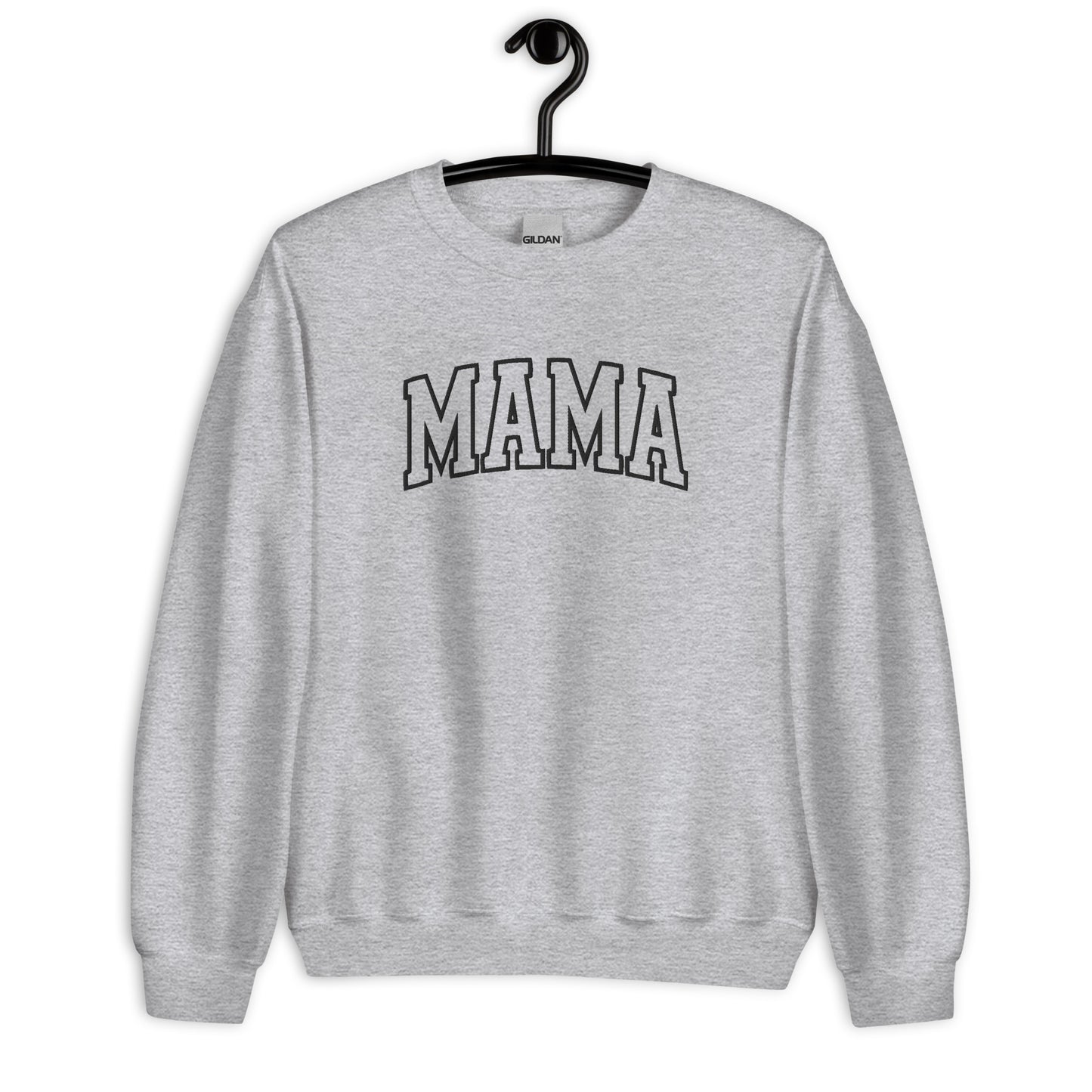 Mama Embroidered Crewneck Sweatshirt