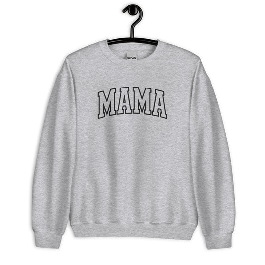 Mama Embroidered Crewneck Sweatshirt