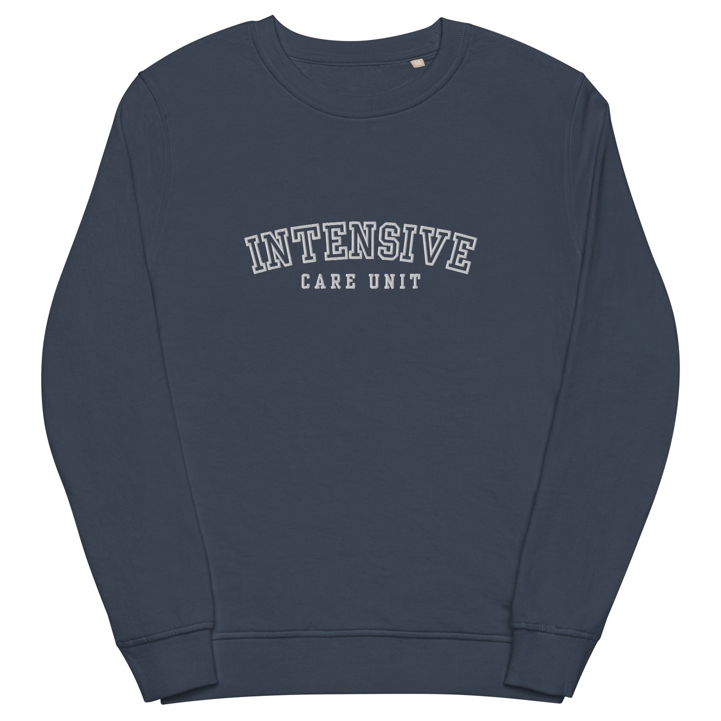 Embroidered Intensive Care Unit Unisex SOL Organic Sweatshirt