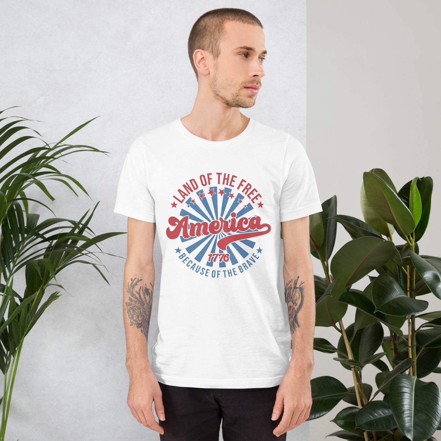 America 4th of July Unisex Tee