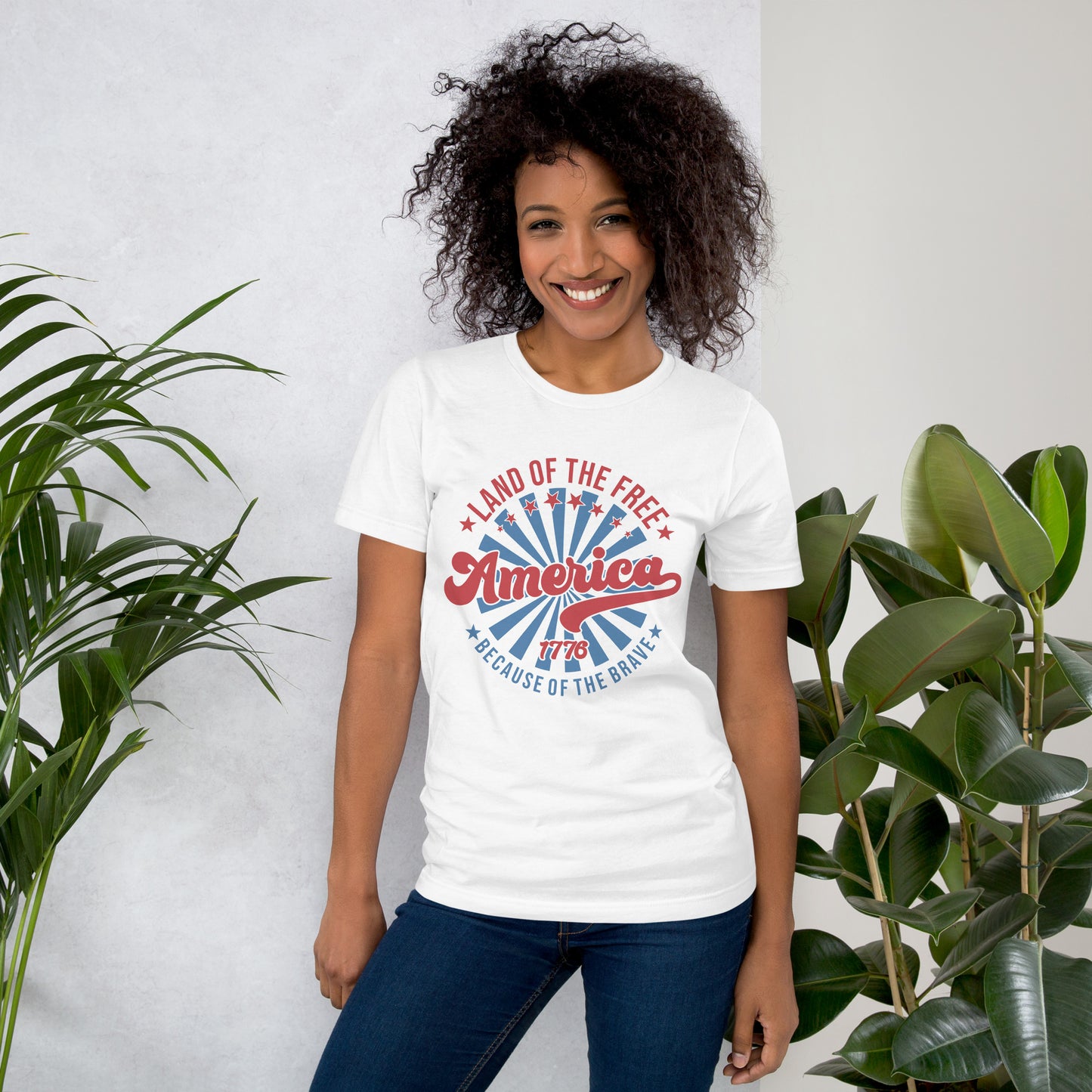 America 4th of July Unisex Tee